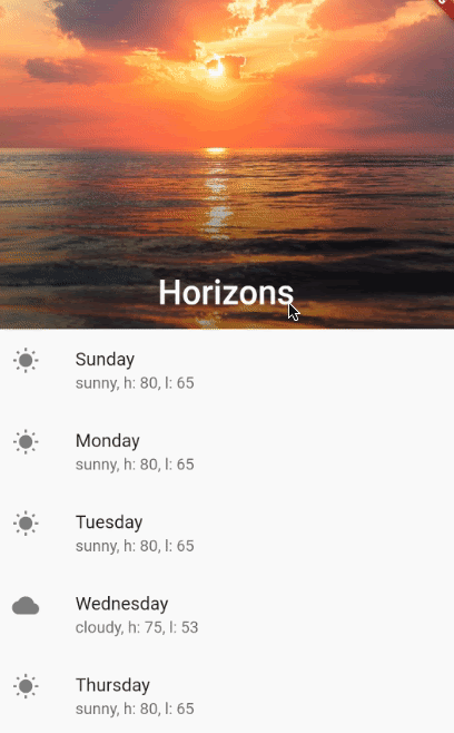 *You can achieve rich scrolling effects like this with sliver widgets.*